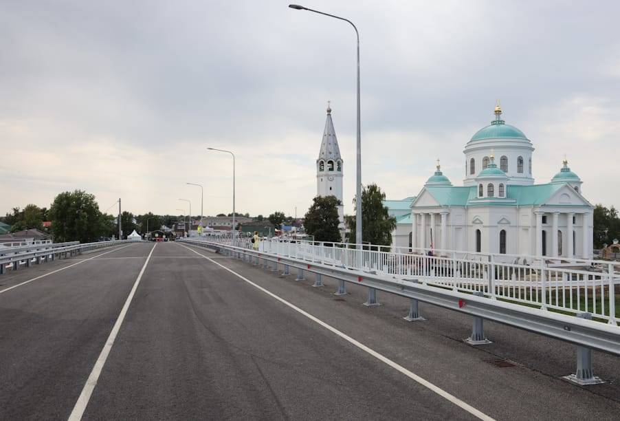 Нижегородская область, автодорога Владимир – Муром – Арзамас с путепроводом через железнодорожные пути
